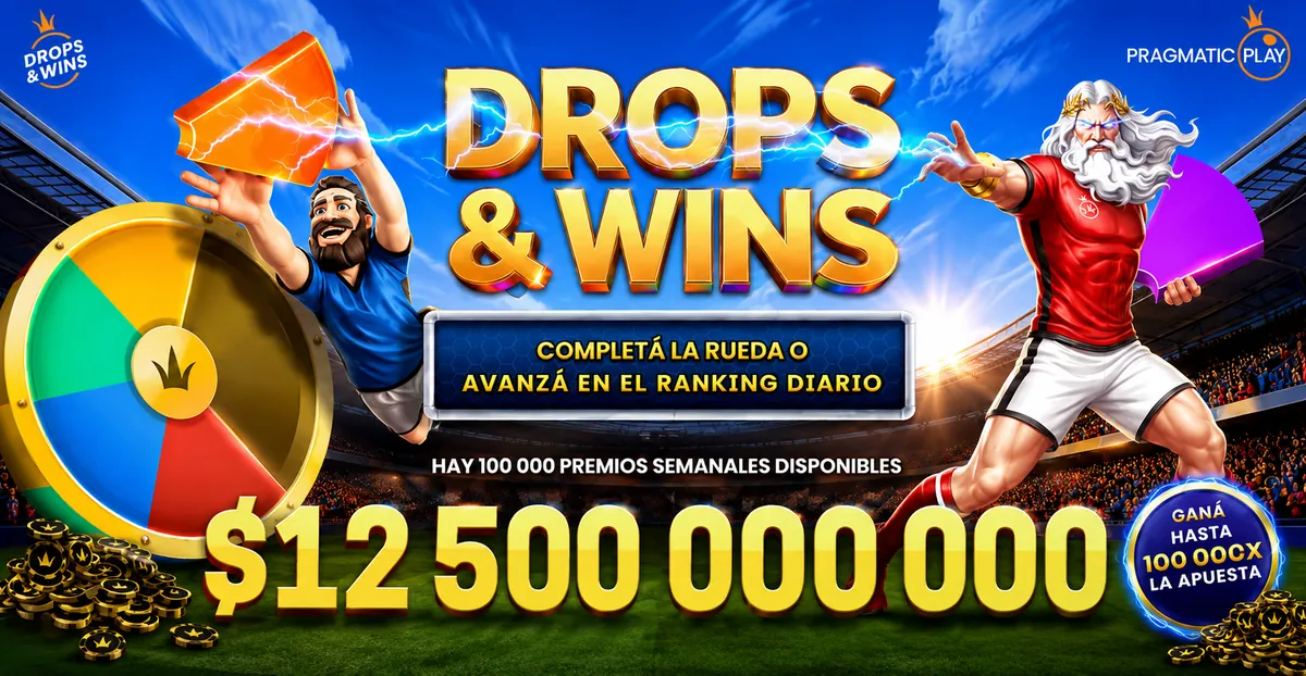 Promoción Drops & Wins de Pragmatic Play en Betfun